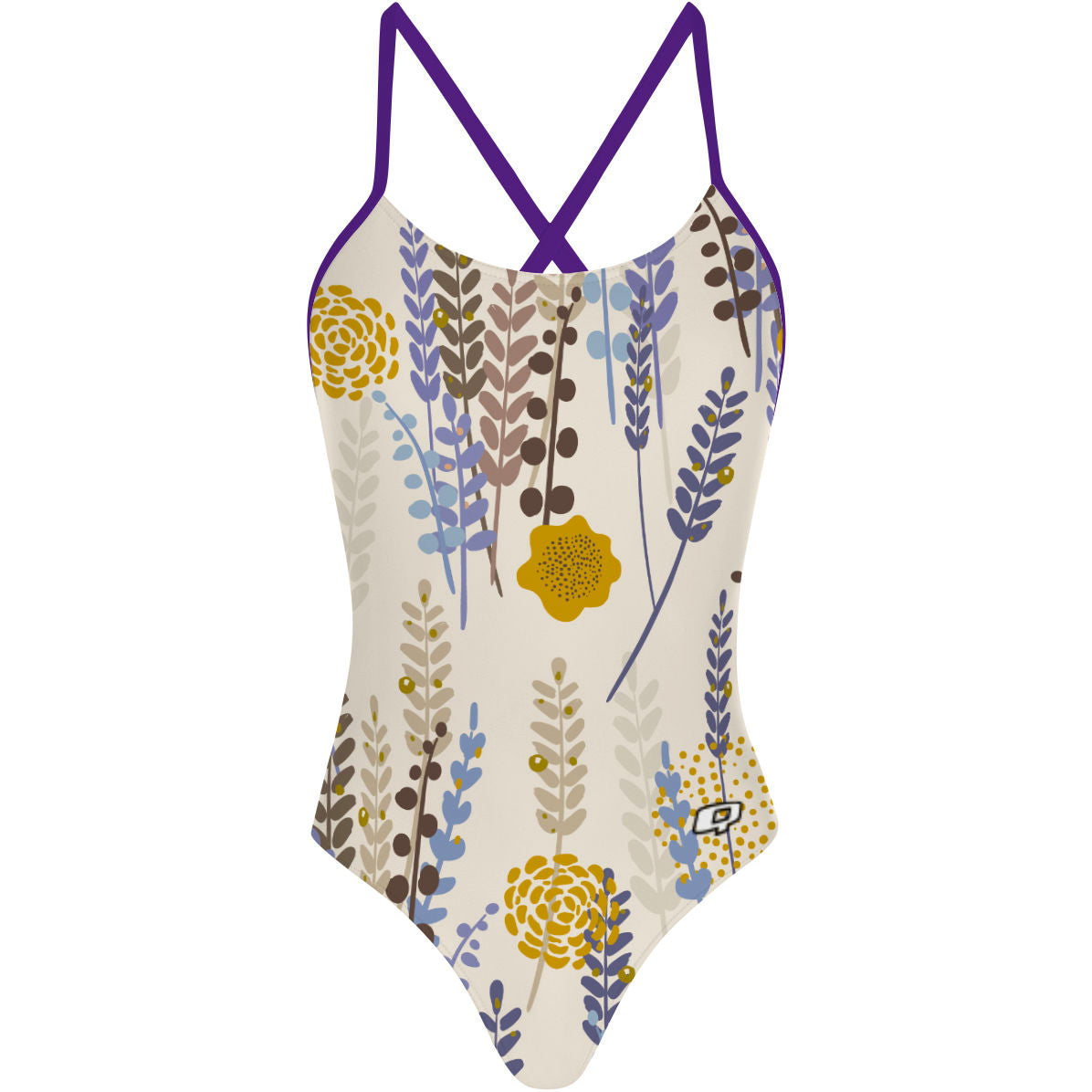 Lavender - Tieback One Piece Swimsuit