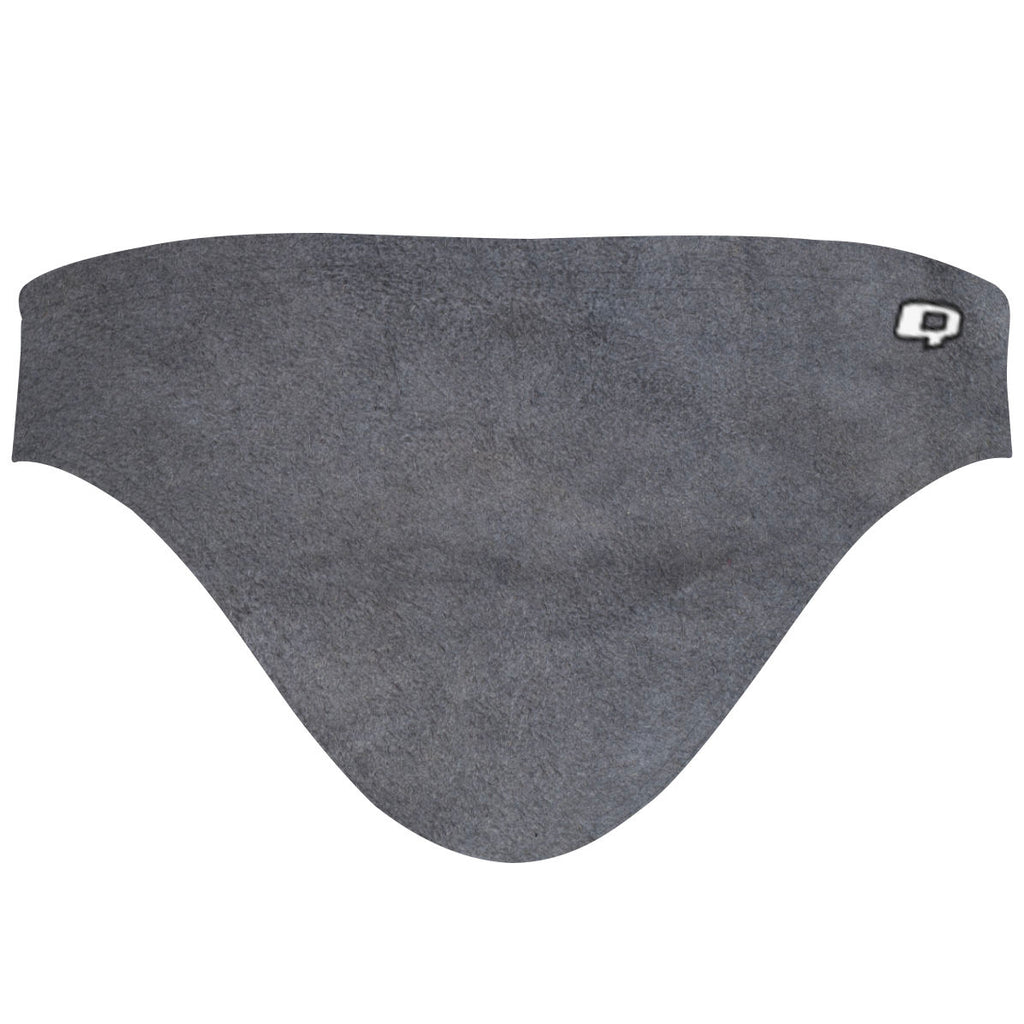 Gray Suede - Bandeau Bikini Bottom