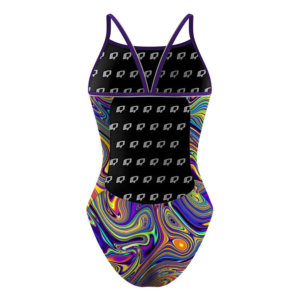 Psychedelic- Sunback Tank Swimsuit