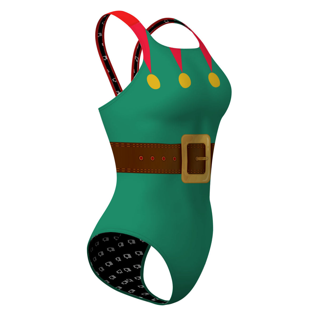 Santa's Helper Classic Strap Swimsuit
