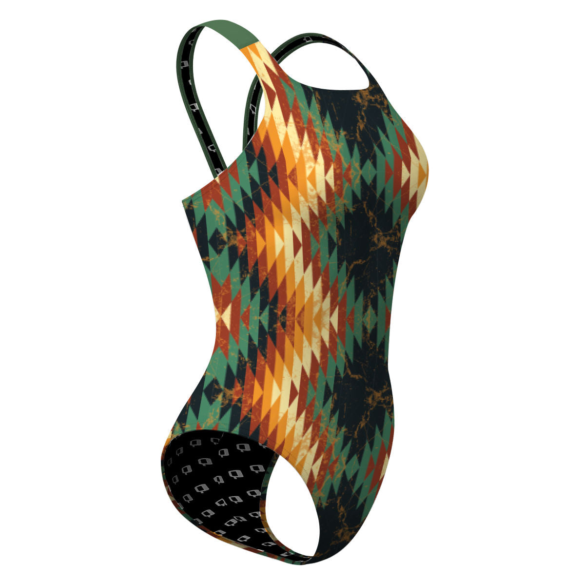 Tribal Fall Classic Strap Swimsuit