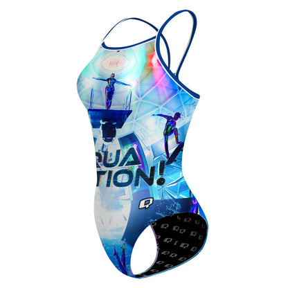 Aqua Action! - Skinny Strap Swimsuit