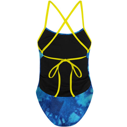 Tie Dye Blue - Tieback One Piece