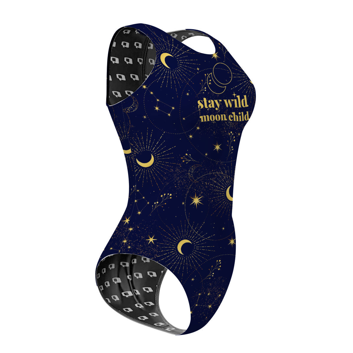 Moon Child - Women's Waterpolo Swimsuit Classic Cut