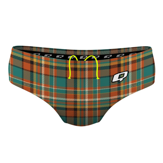 Fall Tartan Classic Brief Swimsuit