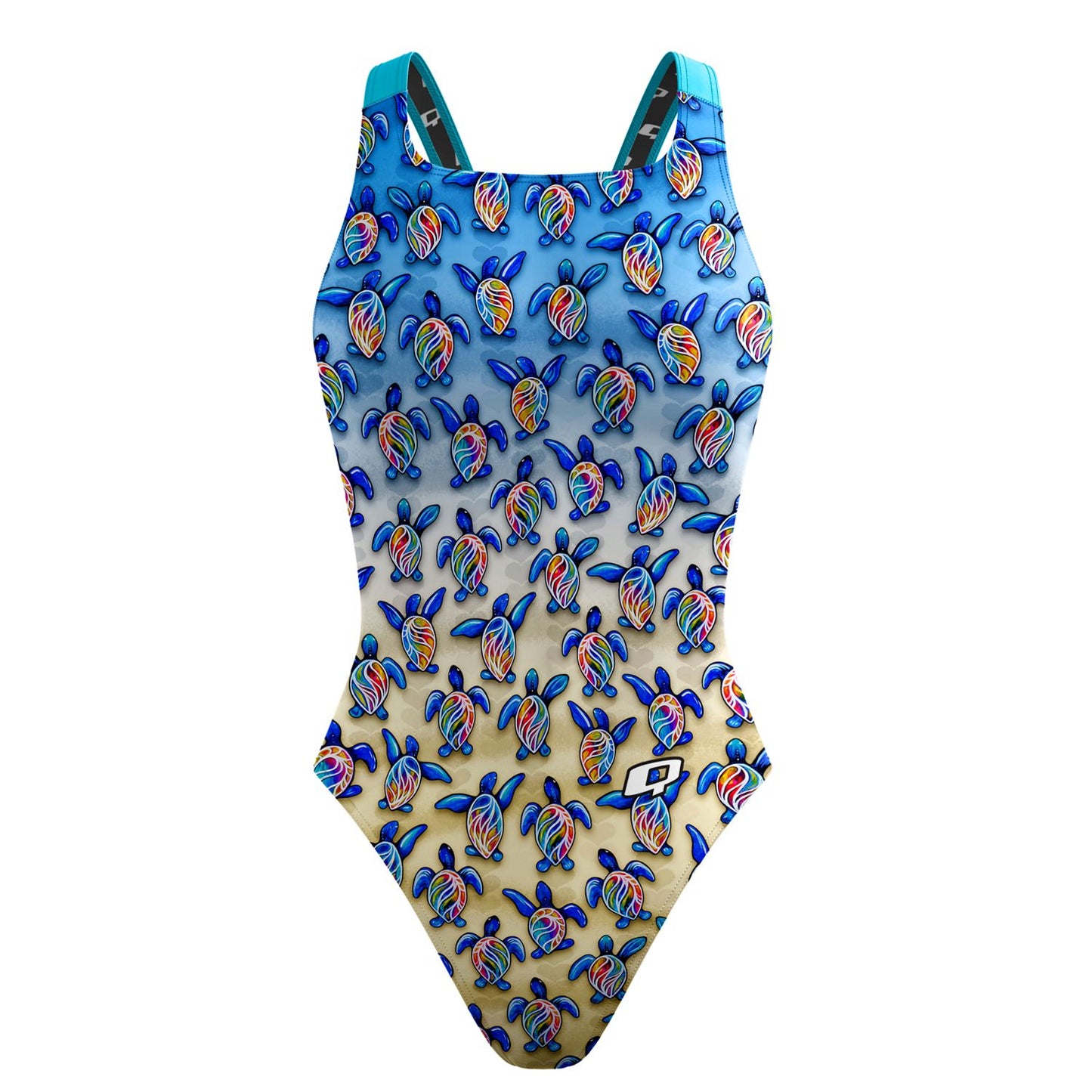 Turtle Trot Classic Strap Swimsuit