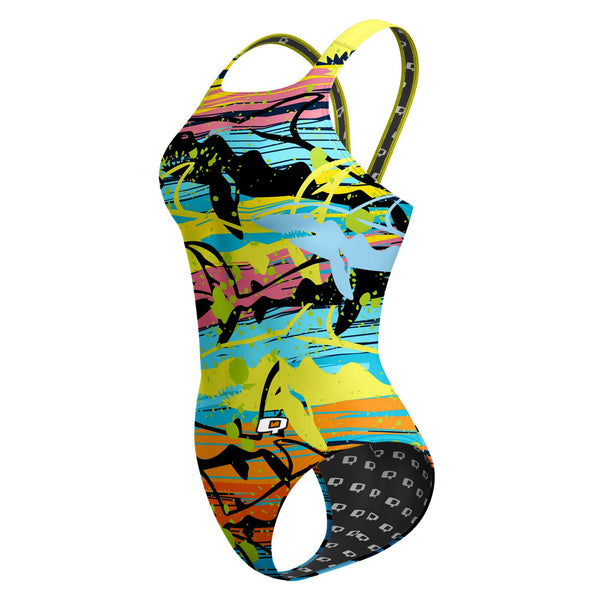 Baby Shark Classic Strap Swimsuit – Q Swimwear