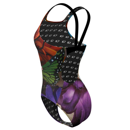 Oculary Flowers Classic Strap Swimsuit