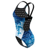 Cosmic Waves Classic Strap Swimsuit