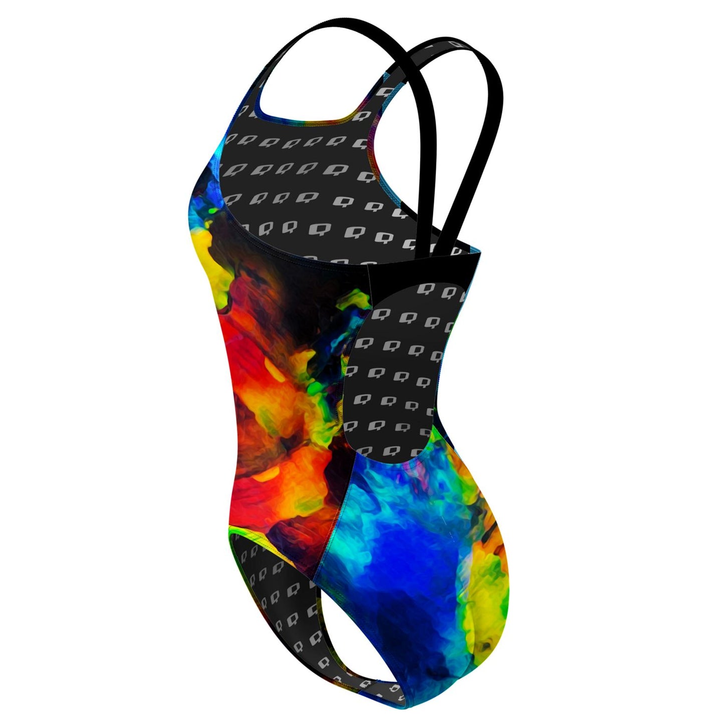 Fire Opal Classic Strap Swimsuit