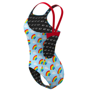 Head In The Clouds Classic Strap Swimsuit