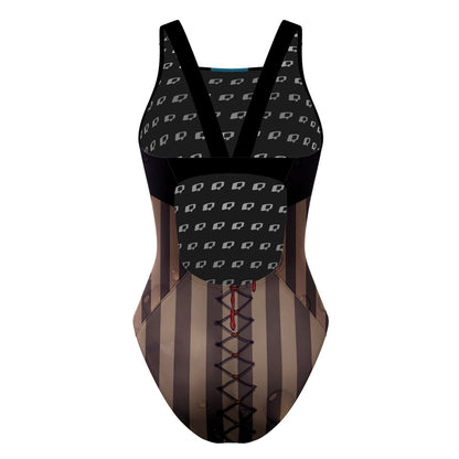 Queen of Hurts Classic Strap Swimsuit