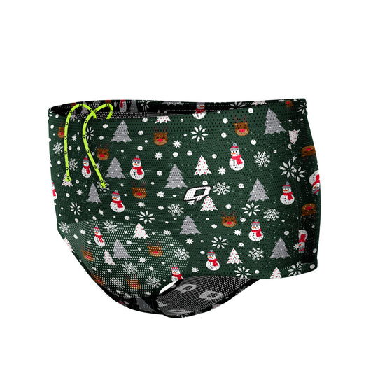 Christmastime Mesh Drag Swimsuit