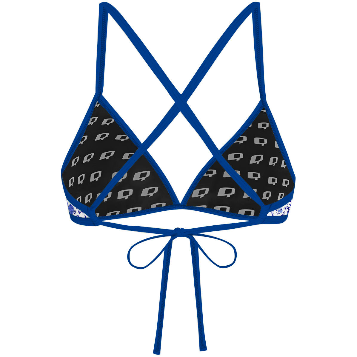 Delft Blue - Tieback Bikini Top