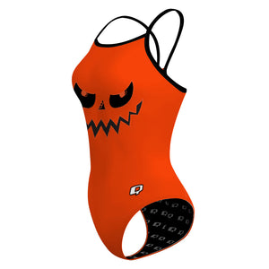 Evil Pumpkin - Skinny Strap Swimsuit