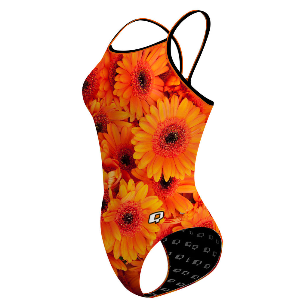 Dazzling Daisy - Skinny Strap Swimsuit