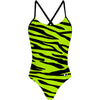 Spring Tiger - Tieback One Piece Swimsuit