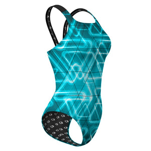 Neptune Neon Classic Strap Swimsuit