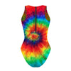 Tie Dye/Melt Tie DyeWomen Waterpolo Reversible Swimsuit Classic Cut