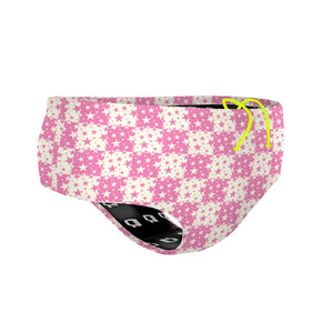 Pink Plaid Stars - Classic Brief Swimsuit