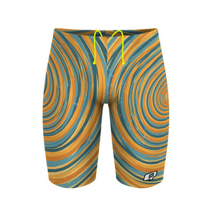 Blue and Yellow Sunset - Jammer Swimsuit