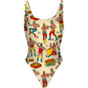 Lucha Libre - High Hip One Piece Swimsuit