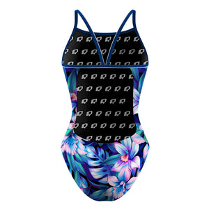 Outstanding Orchids - Sunback Tank Swimsuit
