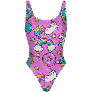 Confetti - High Hip One Piece Swimsuit