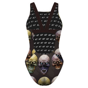 Crazy Skulls - Classic Strap Swimsuit