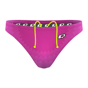 Pink Waves - Waterpolo Brief Swimsuit