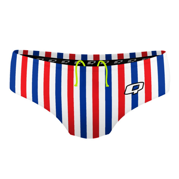 July Stripes Classic Brief Swimsuit