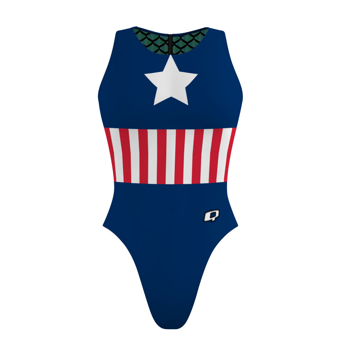 H2O/Cap'n - Women Waterpolo Reversible Swimsuit Cheeky Cut