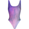 Clouds - High Hip One Piece Swimsuit