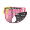 Pink Stripes - Waterpolo Brief Swimsuit