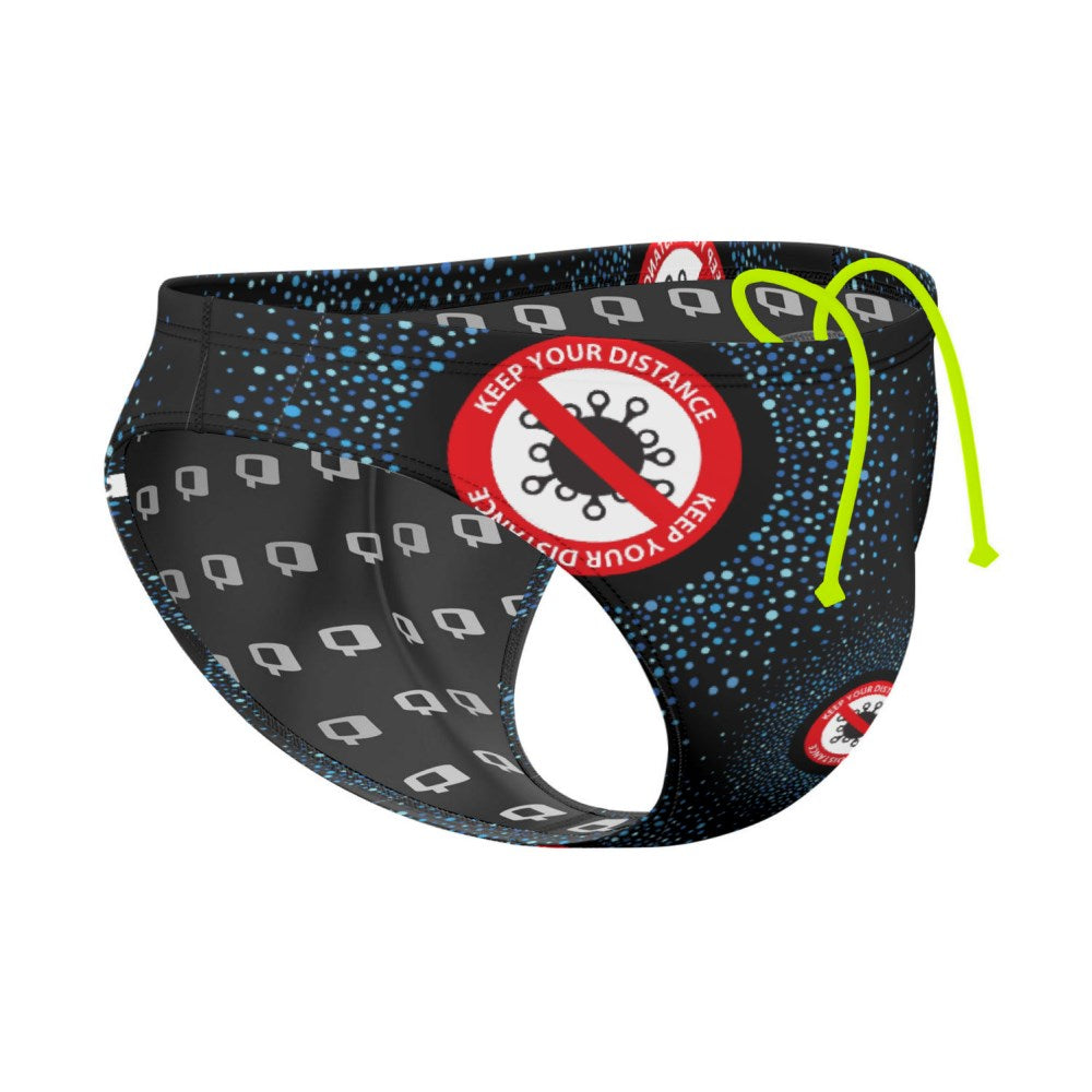 Be safe social distancing Waterpolo Brief