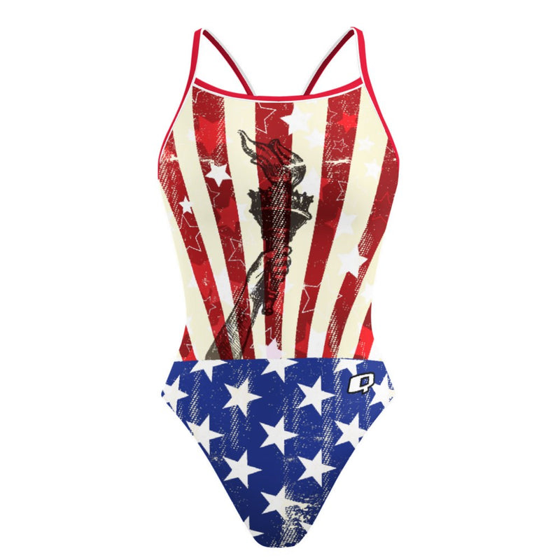 Independence Skinny Strap Swimsuit