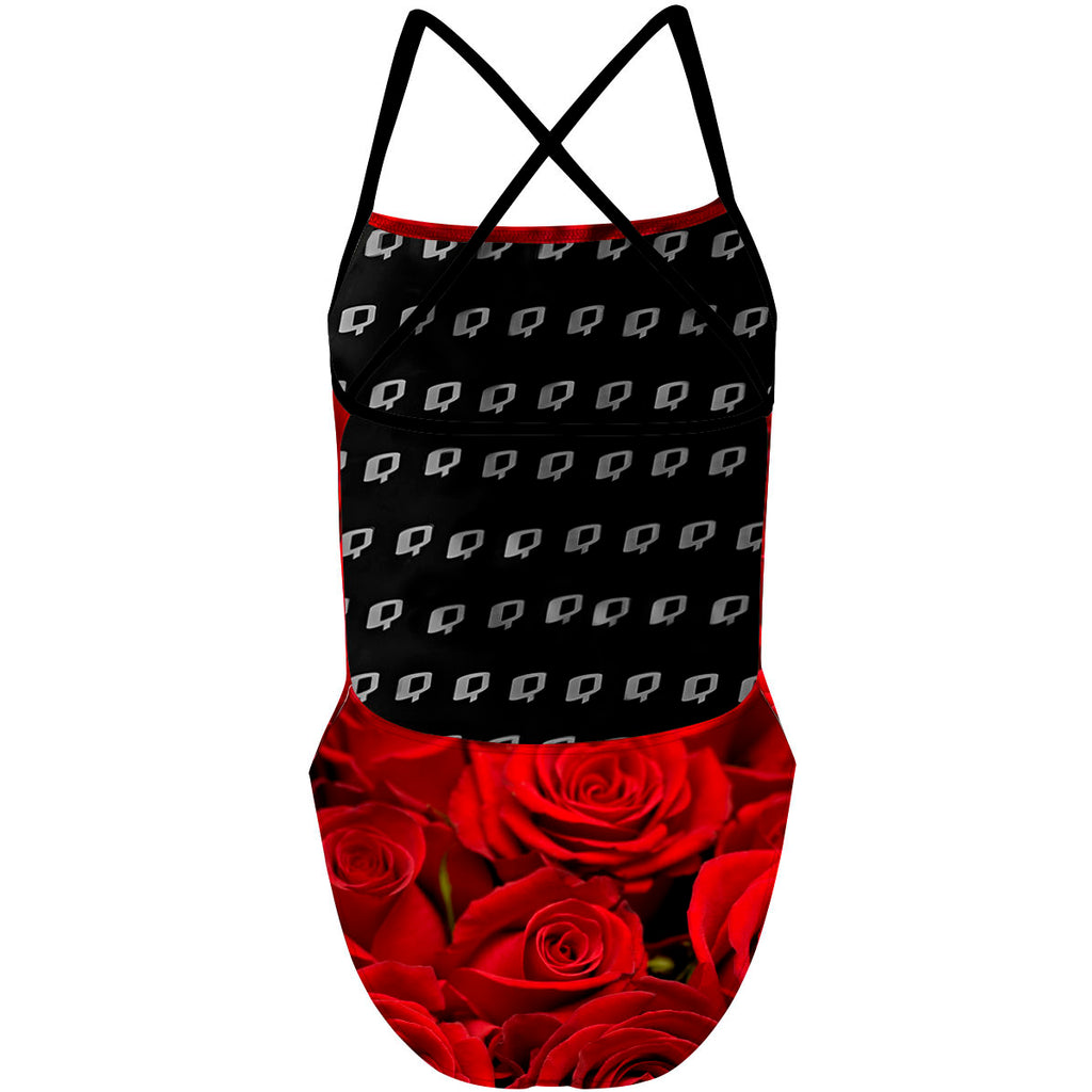Radiant Roses - "X" Back Swimsuit
