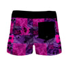 Black Urban Stars Women Board Shorts