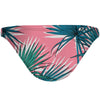 Pink Palm Tieback Bikini Bottom