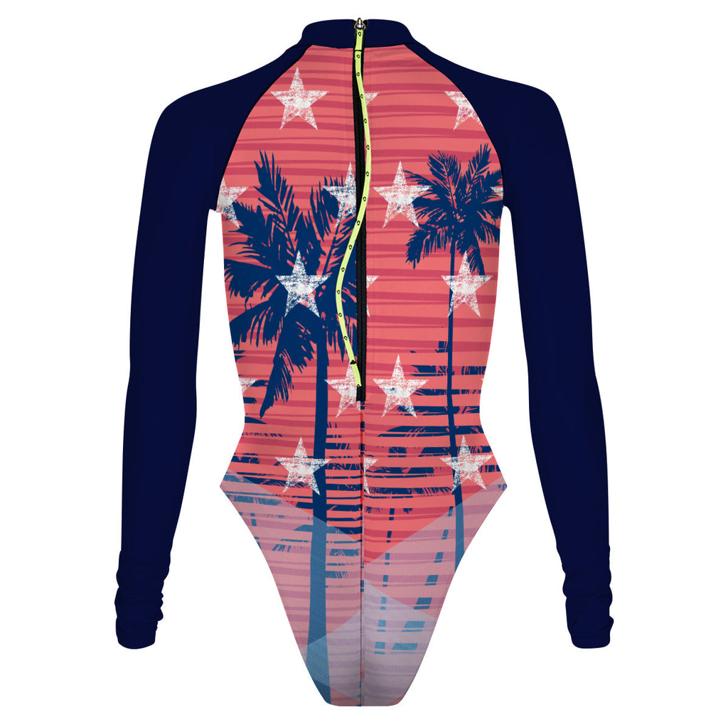 USA stars - Surf Swimming Suit Cheeky Cut
