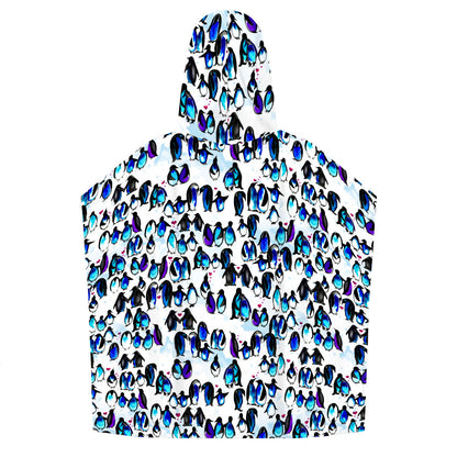 You are my Penguin Personalized Kids Poncho Beach and Pool Towel, view 2