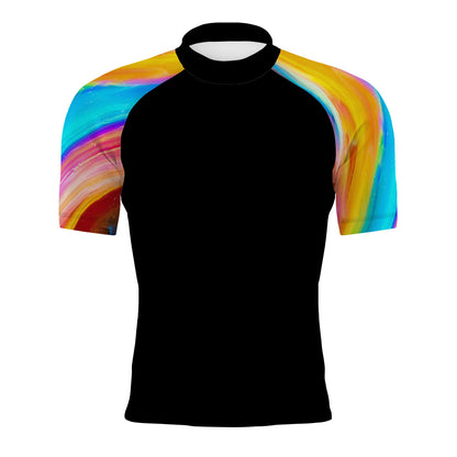 Unicorn Love - Men's Surf UPF50+ Short Sleeve Rash Guard