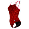Red Snowflakes - Skinny Strap Swimsuit