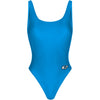 All Blue - High Hip One Piece Swimsuit
