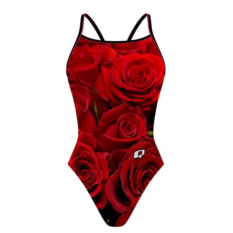 Radiant Roses - Sunback Tank Swimsuit