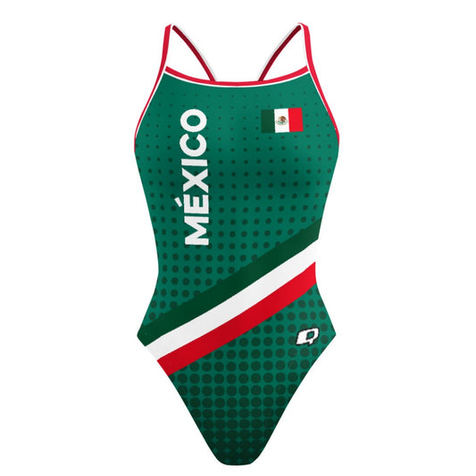 GO MEXICO Skinny Strap Swimsuit