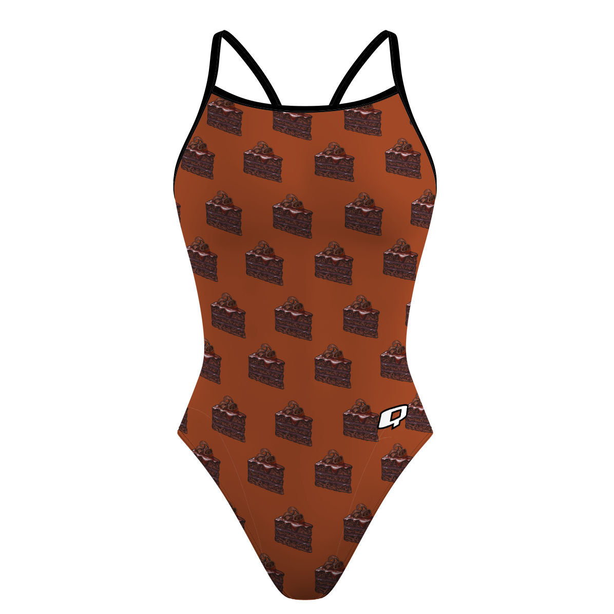 Chocolate Cake Skinny Strap Swimsuit