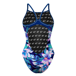 Outstanding Orchids - Skinny Strap Swimsuit