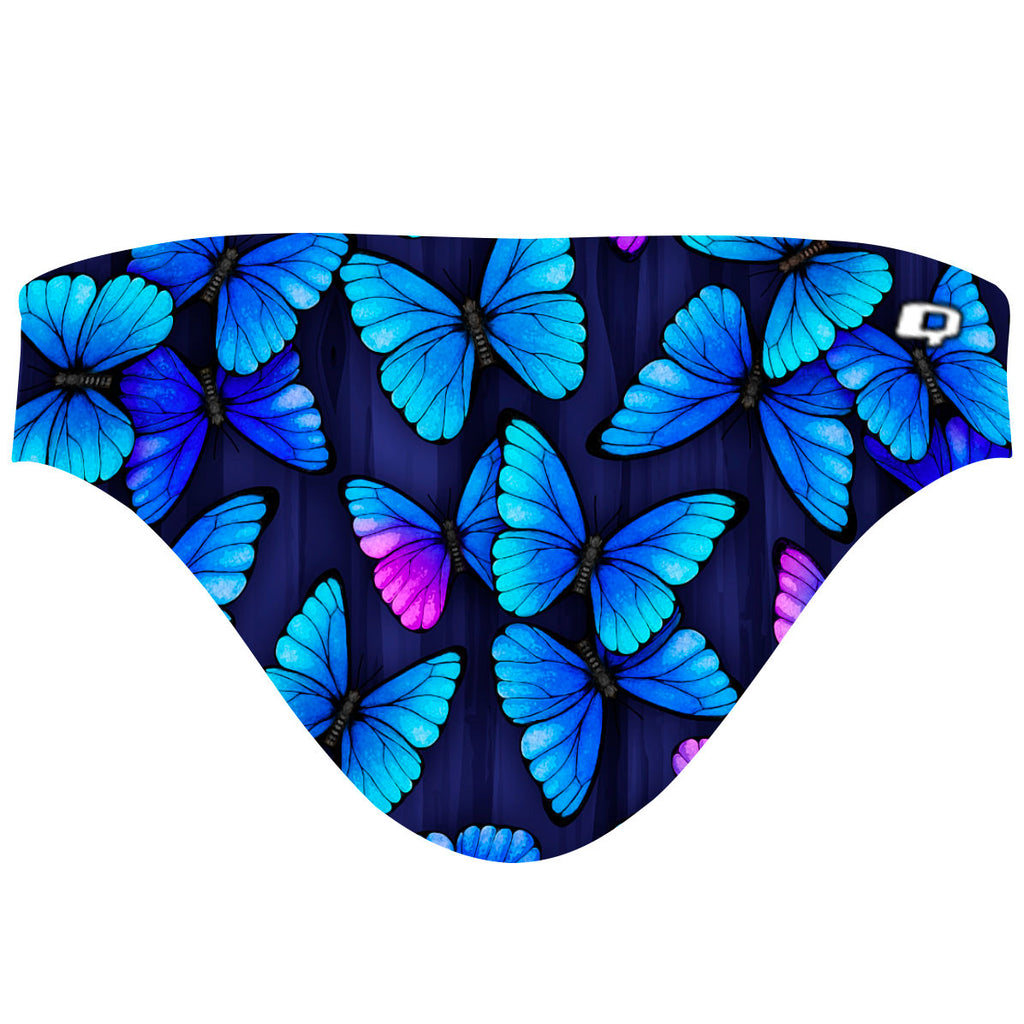 Blue Butterfly - Bandeau Bikini Bottom