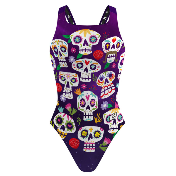 Calaveritas Classic Strap Swimsuit